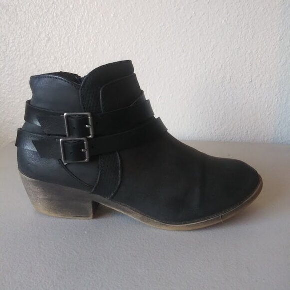 Jellypop women's size 7.5 black and brown ankle boots - Picture 4 of 13